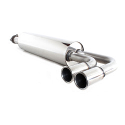 ESPRIT TURBO '81-87 STAINLESS REAR SILENCER