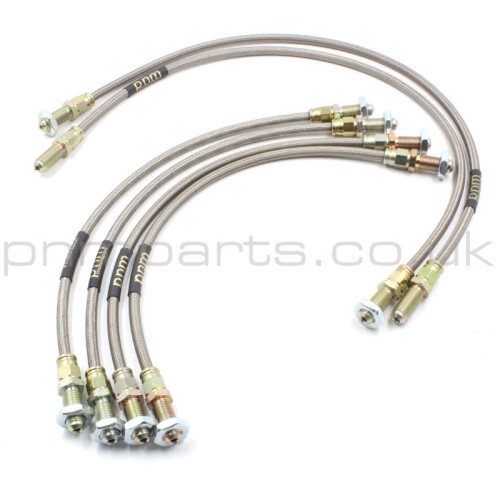 ESPRIT '94-04 BRAIDED 6 HOSE KIT (BREMBO & AP)