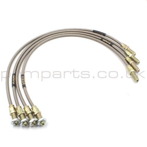ELISE S1 & S2 BRAIDED 4 BRAKE HOSE KIT