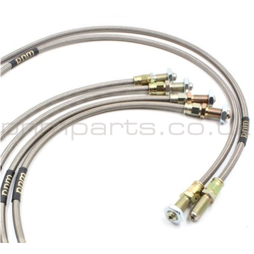 ESPRIT '88-94 BRAIDED 6 HOSE BRAKE KIT