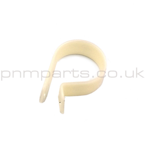 P CLIP 18mm - WHITE CLAMP