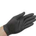 BLACK DISPOSABLE NITRILE GLOVES (LARGE)