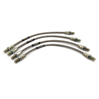 ELAN +2 BRAIDED BRAKE HOSES (KIT OF 4)