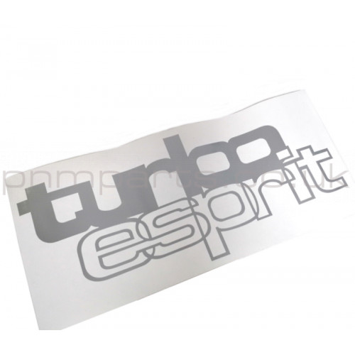 TURBO ESPRIT SILVER DECAL