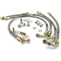 ESPRIT V8 TURBO OIL & WATER BRAIDED 6 PIPE KIT