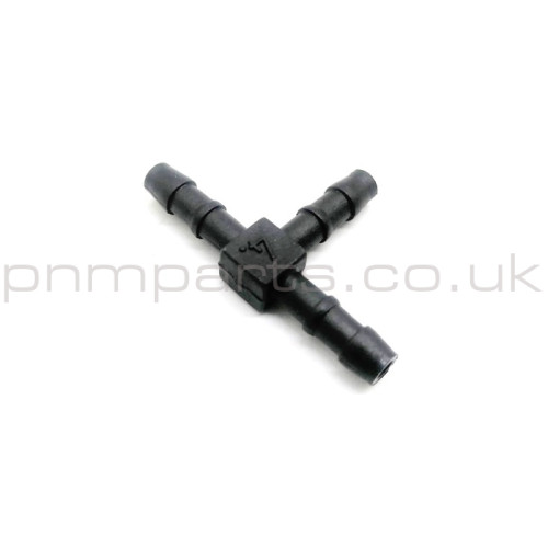 4MM PLASTIC 3 WAY AIR/FUEL/WATER T JOINER