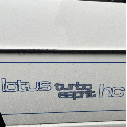 LOTUS TURBO ESPRIT HC BLUE & SILVER DECAL