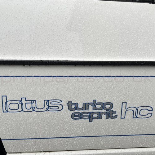 LOTUS TURBO ESPRIT HC BLUE & SILVER DECAL