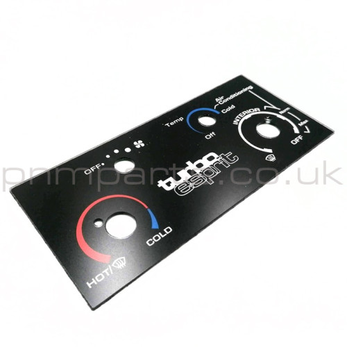 ESPRIT TURBO HEATER GRAPHICS PANEL
